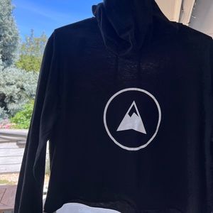 Lightweight graphic hoodie